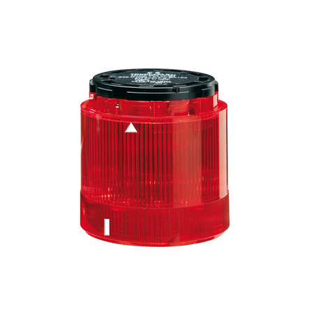 BLINKING LIGHT MODULE. Ø70MM. BA15D FITTING, RED, 24VAC/DC