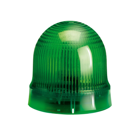 STEADY LIGHT MODULE. Ø62MM. BA15D FITTING, DIRECT SUPPLY, GREEN