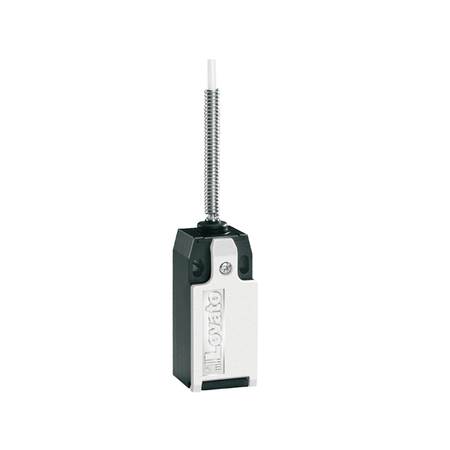 Limitator de cursa, K SERIES, WOBBLE STICK, OMNIDIRECTIONAL, 1 BOTTOM CABLE ENTRY. DIMENSIONS TO EN 50047, PLASTIC BODY, CONTACTS 2NC SNAP ACTION. SEMIRIGID ROD