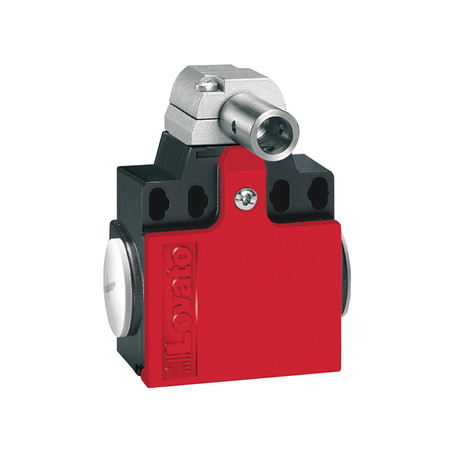 Limitator de cursa, K SERIES, HINGE OPERATING, 2 SIDE CABLE ENTRY. DIMENSIONS COMPATIBLE TO EN 50047, PLASTIC BODY, CONTACTS 2NC SLOW BREAK. SHORT CYLINDER SHAFT