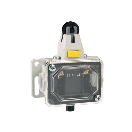 METAL Limitator de cursa, PL SERIES, LATCH AND MANUAL RELEASE, CONTACTS 1NC. IP65