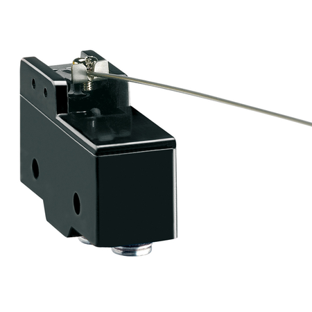 PLASTIC MICRO SWITCH, K SERIES, METAL LEVER. 168,3MM/6.63IN LONG FLAT CYLINDRICAL LEVER, CONTACTS 1NO/NC. FASTON TERMINALS