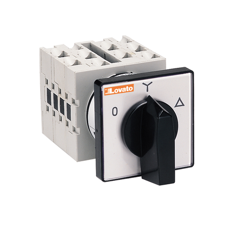 Intrerupator rotativ cu came, GX SERIES, U montaj pe panou. MOTOR SWITCH, POLE-CHANGING SWITCHES. 4 WAFERS – SCHEME 13, 16A