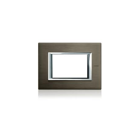 PLACA ORNAMENT 2 MODULE BRUSHED bronze BTICINO AXOLUTE