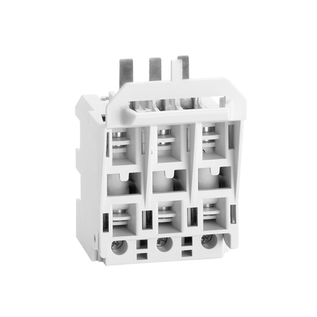 Suport fuziblie cu montaj pe sina r/block for separators, for ga016 a-ga032 a. suitable for 10.3x38 fuse size