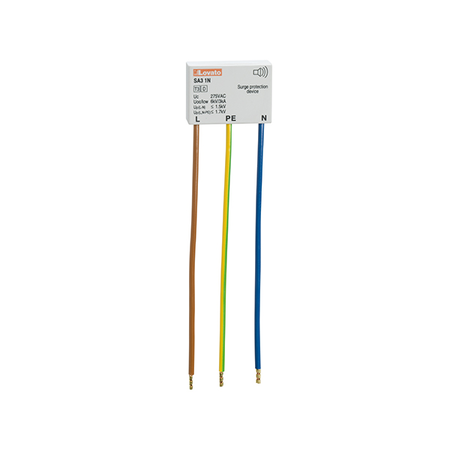 Descarcator tip 3, COMPACT VERSION, COMBINATION WAVE Uoc/Icw (1.2/50 μs, 8/20μs) 6kV/3kA, 1P+N, WITH SOUND SIGNALING