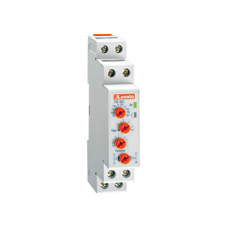 Releu de timp multifunctional. MULTISCALE. MULTItensiune. 2 RELAY OUTPUTS., MODULAR VERSION, 12…240VAC/DC