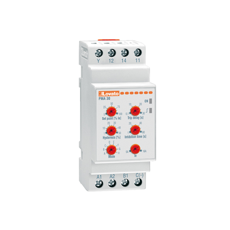 Current monitoring relay for single-phase system, ac/dc minimum or maximum current control, 5a or 16a