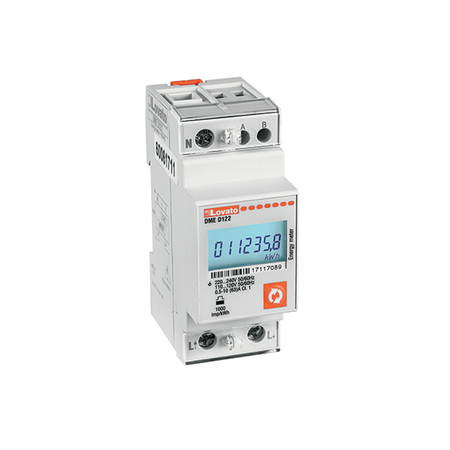 Contor monofazat, NON EXPANDABLE, DIGITAL WITH BACKLIGHT LCD DISPLAY, 63A DIRECT CONNECTION, 2U, M-BUS INTERFACE, MULTI-MEASUREMENTS, 220...240VAC