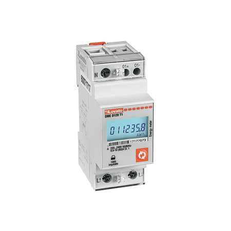 Contor monofazat, MID CERTIFIED, NON EXPANDABLE, 63A DIRECT CONNECTION, 2U, 1 PROGRAMMABLE STATIC OUTPUT, MULTI-MEASEREMENTS, 230VAC