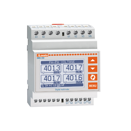 MODULAR LCD MULTIMETER, NON EXPANDABLE, GRAPHIC 128X80 PIXEL LCD, RS485 PORT, AUXILIARY SUPPLY 100-240VAC/110-250VDC. MULTILANGUAGE: ENGLISH, CZECH, POLISH, GERMAN AND RUSSIAN
