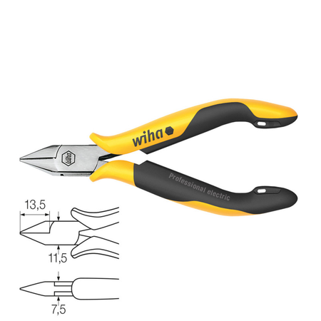 Cleste sfic izolat electric esd wiha professional electric 115