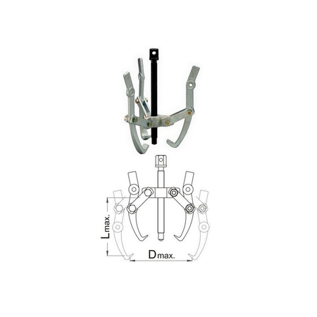 Extractor cu trei brate reglabile unior 230x190 nr.2 682/5