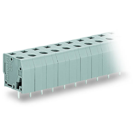 Pcb terminal block; 2.5 mm²; pin spacing 7.5 mm; 9-pole; cage clamp®; 2,50 mm²; gray