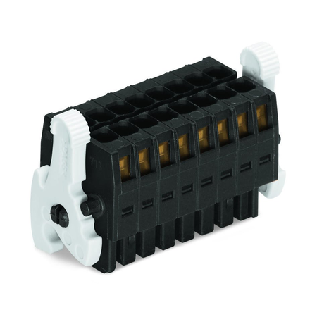 1-conductor female plug; 100% protected against mismating; Levers; Strain relief plate; direct marking; 1.5 mm²; Pin spacing 3.5 mm; 32-pole; 1,50 mm²; black