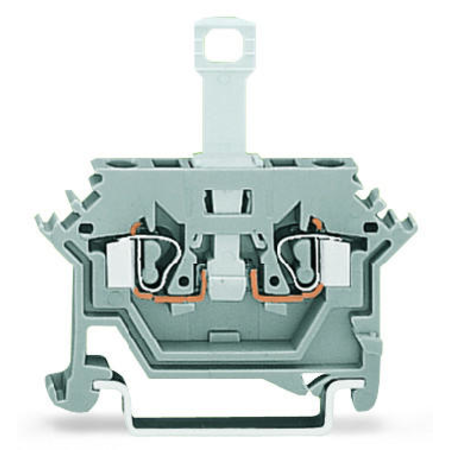 2-conductor disconnect terminal block; for din-rail 35 x 15 and 35 x 7.5; 2.5 mm²; cage clamp®; 2,50 mm²; blue