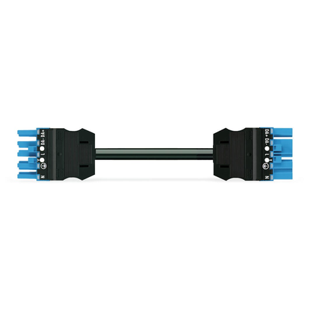 pre-assembled interconnecting cable; B2ca; Socket/plug; 5-pole; Cod. I; H05Z1Z1-F 5G 2.5 mm²; 5 m; 2,50 mm²; blue