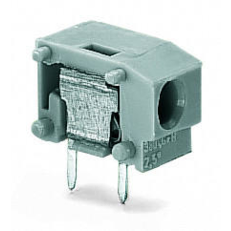 Stackable pcb terminal block; 2.5 mm²; pin spacing 7.5/7.62 mm; 1-pole; push wire®; 2,50 mm²; gray