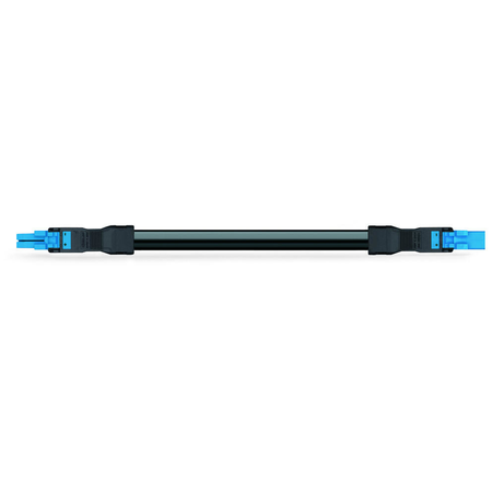 pre-assembled interconnecting cable; B2ca; Socket/plug; 2-pole; Cod. I; 3 m; 1,50 mm²; blue