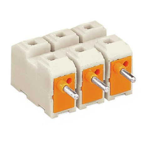 Power supply connector; 3-pole; 2,50 mm²; white