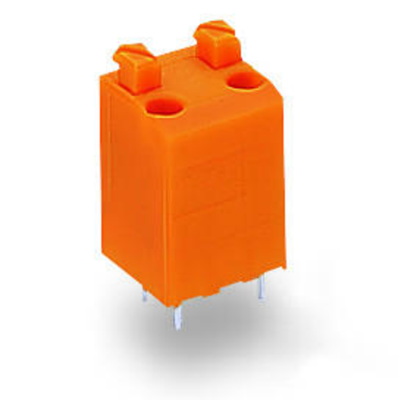 Pcb terminal block; push-button; 1.5 mm²; pin spacing 3.81 mm; 3-pole; push wire®; 1,50 mm²; orange