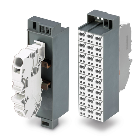 Common potential matrix patchboard; Marking 1-24; with 1 input module incl. end plate; Color of modules: white; Numbering of modules arranged vertically; for 19 racks; Slimline version; 16,00 mm²; dark gray