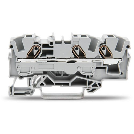 3-conductor through terminal block; 6 mm²; suitable for ex e ii applications; side and center marking; for din-rail 35 x 15 and 35 x 7.5; push-in cage clamp®; 6,00 mm²; black