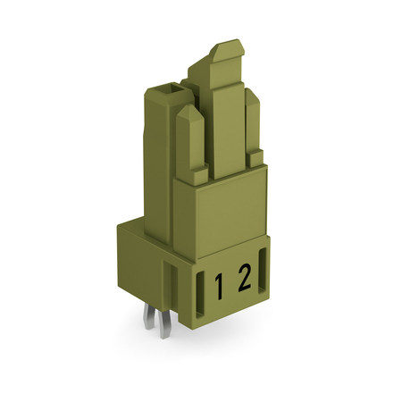 Socket for PCBs; straight; 2-pole; Cod. B