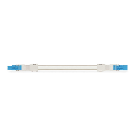 pre-assembled interconnecting cable; Eca; Socket/plug; 2-pole; Cod. I; H05VV-F 2 x 1.5 mm²; 2 m; 1,50 mm²; blue