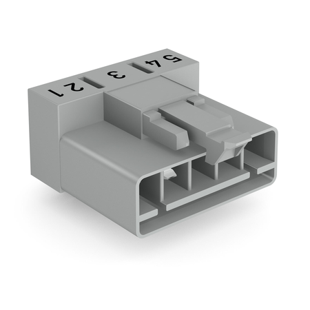 Plug for PCBs; angled; 5-pole; Cod. B