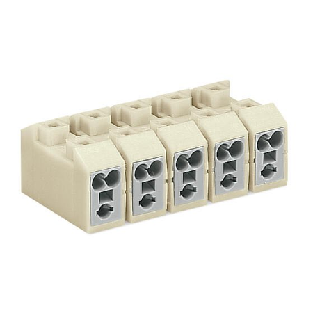 Power supply connector; white