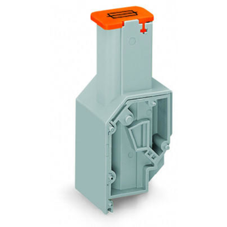 Transformer fuse terminal block; for fuse 6.35 x 25 mm; CAGE CLAMP® connection for conductors; 22.5 mm wide; 4,00 mm²; orange