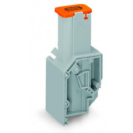 Transformer fuse terminal block; for fuse 6.35 x 32 mm; CAGE CLAMP® connection for conductors; 22.5 mm wide; 4,00 mm²; orange