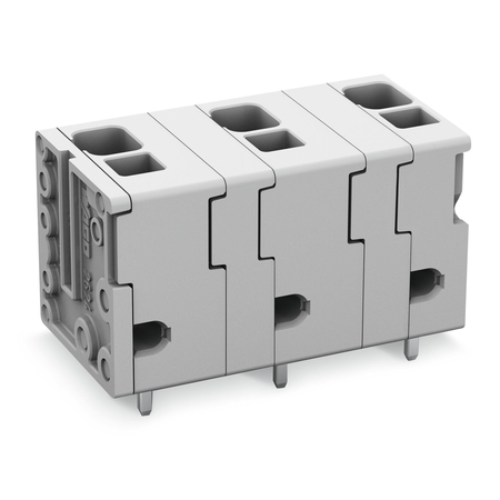 PCB terminal block; 4 mm²; Pin spacing 11.5 mm; 11-pole; Push-in CAGE CLAMP®; 4,00 mm²; gray