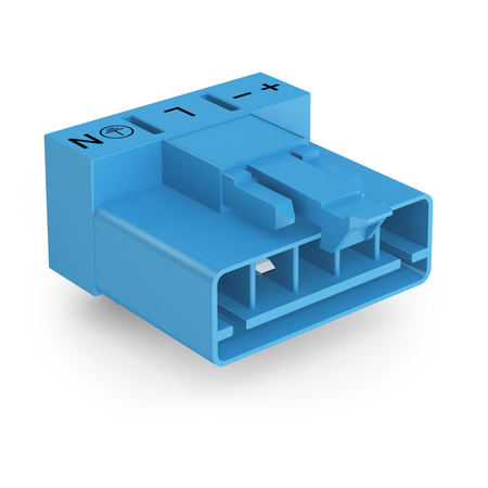 Plug for PCBs; angled; 5-pole; Cod. I