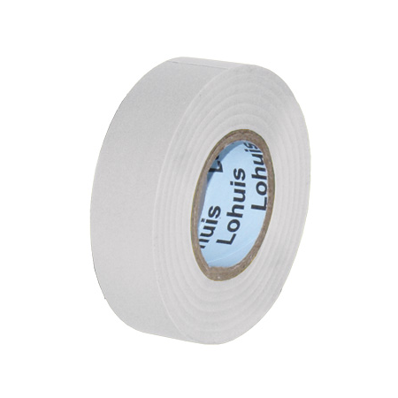 Banda pvc 19 m (0,15mm x 19mm) alb