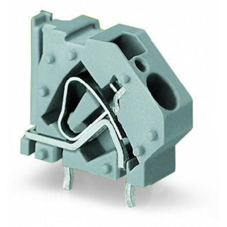 Stackable PCB terminal block; 6 mm²; Pin spacing 10 mm; 1-pole; CAGE CLAMP®; commoning option; 6,00 mm²; red