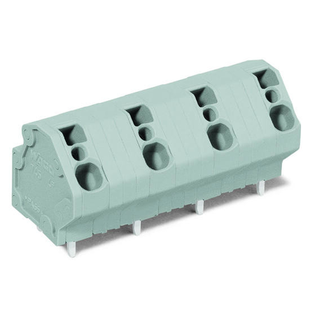 PCB terminal block; 4 mm²; Pin spacing 12.5 mm; 7-pole; CAGE CLAMP®; 4,00 mm²; gray