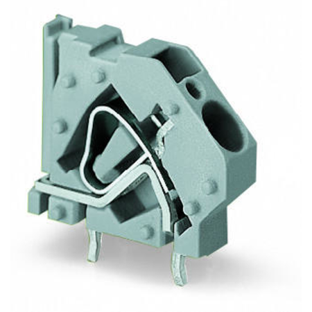 Stackable PCB terminal block; 6 mm²; Pin spacing 7.5 mm; 1-pole; CAGE CLAMP®; commoning option; 6,00 mm²; gray