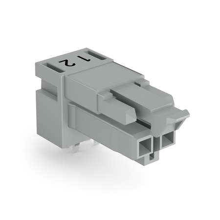 Socket for PCBs; angled; 2-pole; Cod. B