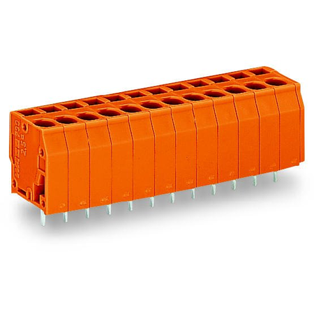 Pcb terminal block; 2.5 mm²; pin spacing 5.08 mm; 3-pole; cage clamp®; 2,50 mm²; orange