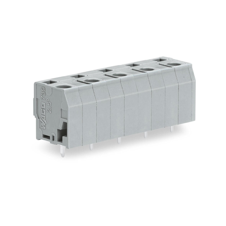 PCB terminal block; 2.5 mm²; Pin spacing 10 mm; 3-pole; CAGE CLAMP®; 2,50 mm²; gray