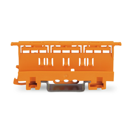 Suport sina Din pentru cleme Wago seria 221 - 4 mm²; for DIN-35 rail mounting/screw mounting; orange