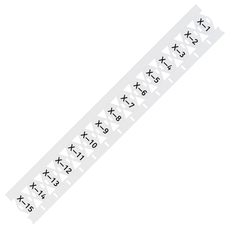 Cable tie marker; for smart printer; for use with cable ties; 25 x 10 mm; white