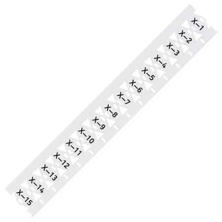 Cable tie marker; for Smart Printer; for use with cable ties; 25 x 10 mm; white