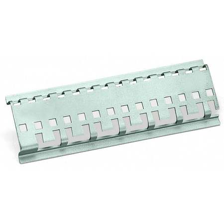 Carrier rail; with special perforations; 1000 mm long; tin-plated
