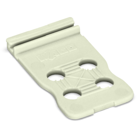 Strain relief plate; 12.5 mm wide; light gray