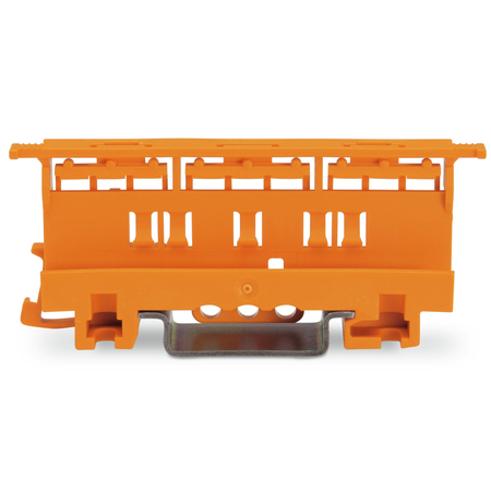 Suport sina omega pentru clemele 221 series - 6 mm²; for din-35 rail mounting/screw mounting; orange