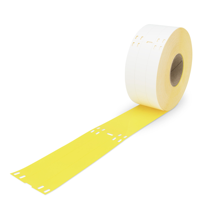 Cable tie marker; for Smart Printer; for use with cable ties; 100 x 15mm; yellow