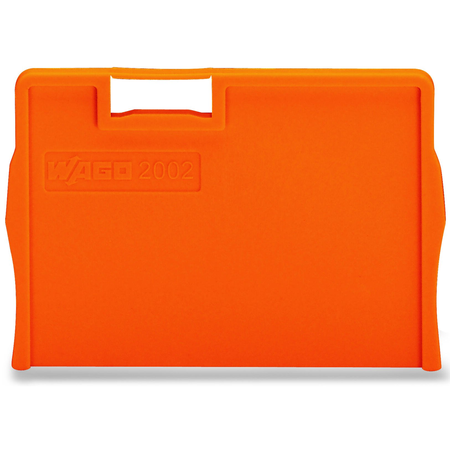 Separator plate; 2 mm thick; oversized; orange